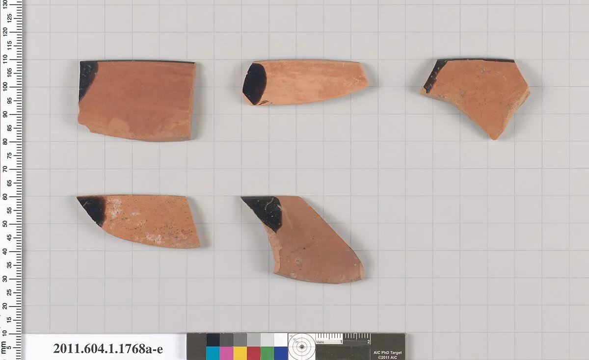 Terracotta rim fragments of kylikes(drinking cups) — Unknown