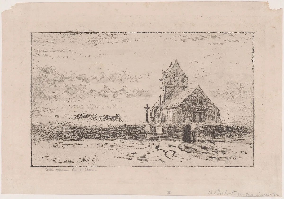 The Jobourg Church — Félix-Hilaire Buhot