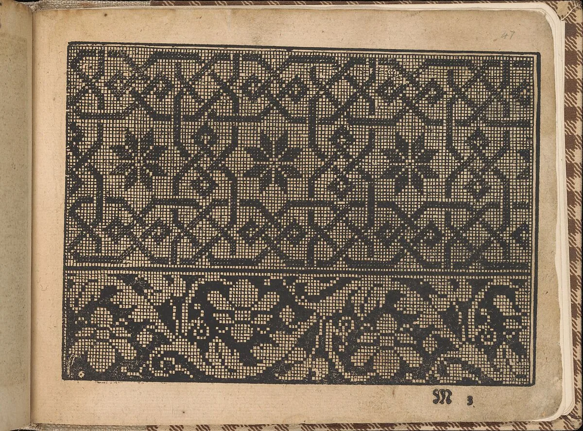 New Künstlichs Modelbuch (Page 47 recto) — Bernhard Jobin