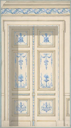 Design for Bedroom Doors, Hôtel de Jagan