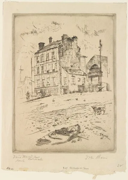 Old House, Quai D'Ivry — John Marin|Roullier Galleries