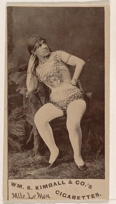 Mlle. Le Mon, from the Actresses series (N203) issued by Wm. S. Kimball & Co. — William S. Kimball & Company