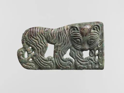 公元三世紀 虎形帶扣|Belt buckle with walking tiger