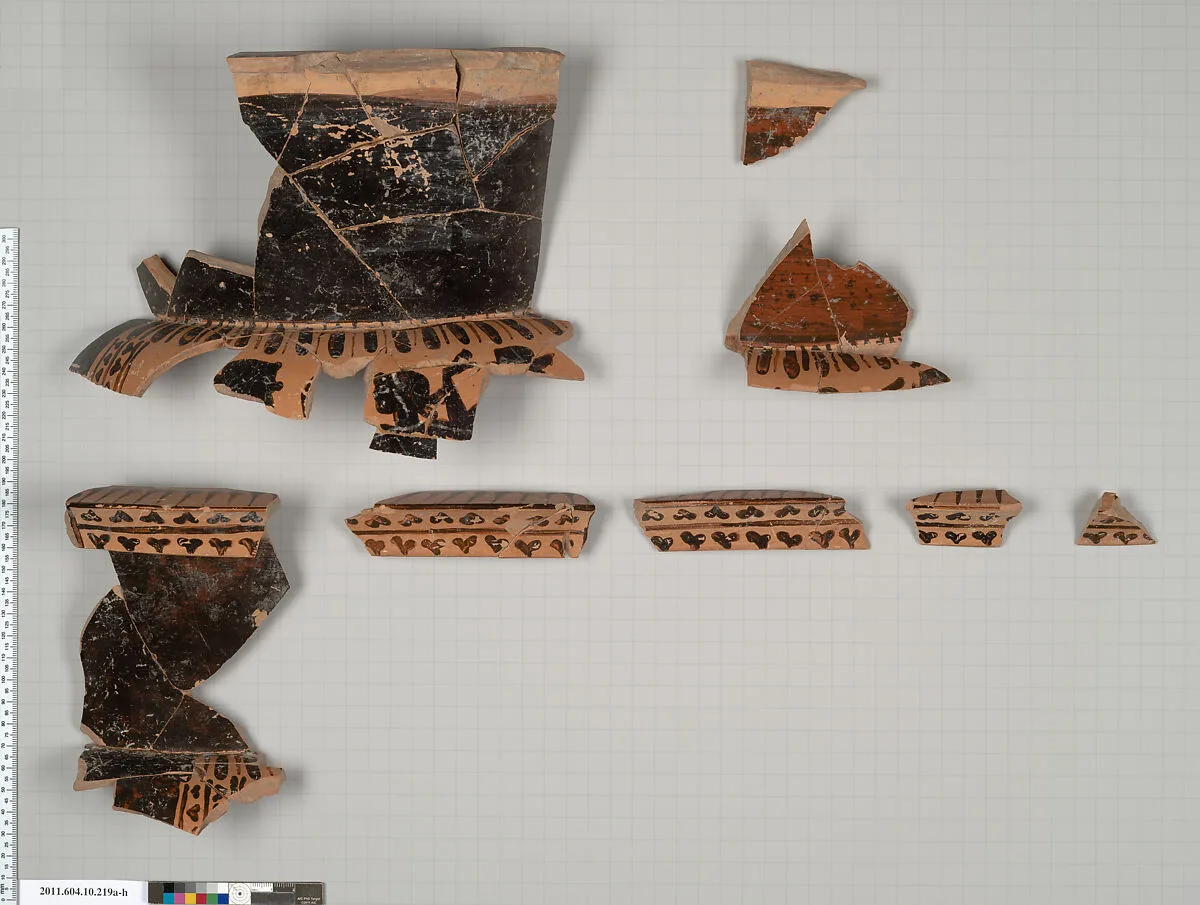 Terracotta fragments of a column-krater (deep bowl) — Unknown