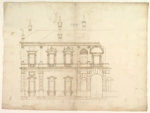Villa Giulia, Casino, elevation