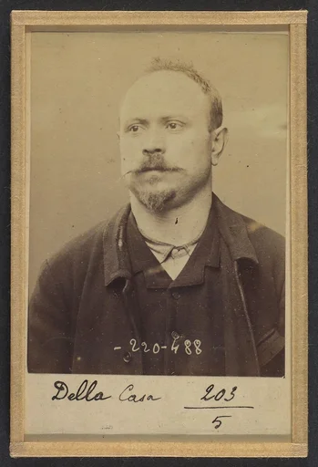 Della Casa. 36 ans, né le 1/3/58 à Avoglion (Italie). Cordonnier. Anarchiste. 2/7/94.