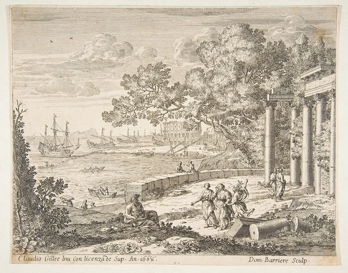 Landscape with Mercury — Claude Lorrain (Claude Gellée)|Dominique Barrière