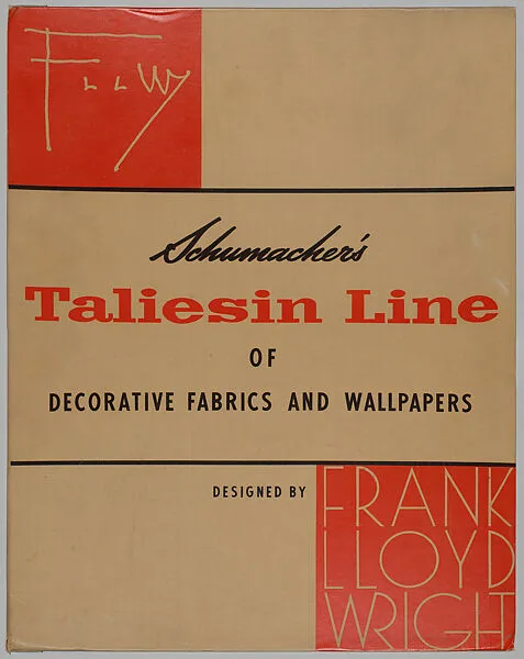 Schumacher's Taliesin Line of Decorative Fabrics and Wallpapers Designed by Frank Lloyd Wright — Frank Lloyd Wright|F. Schumacher & Co.