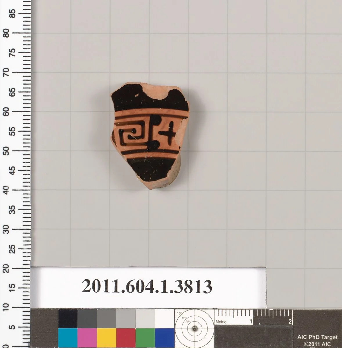 Terracotta fragment of a kylix (drinking cup) — Unknown
