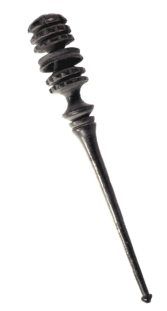 Molinillo (chocolate stirrer)/rattle — Unknown