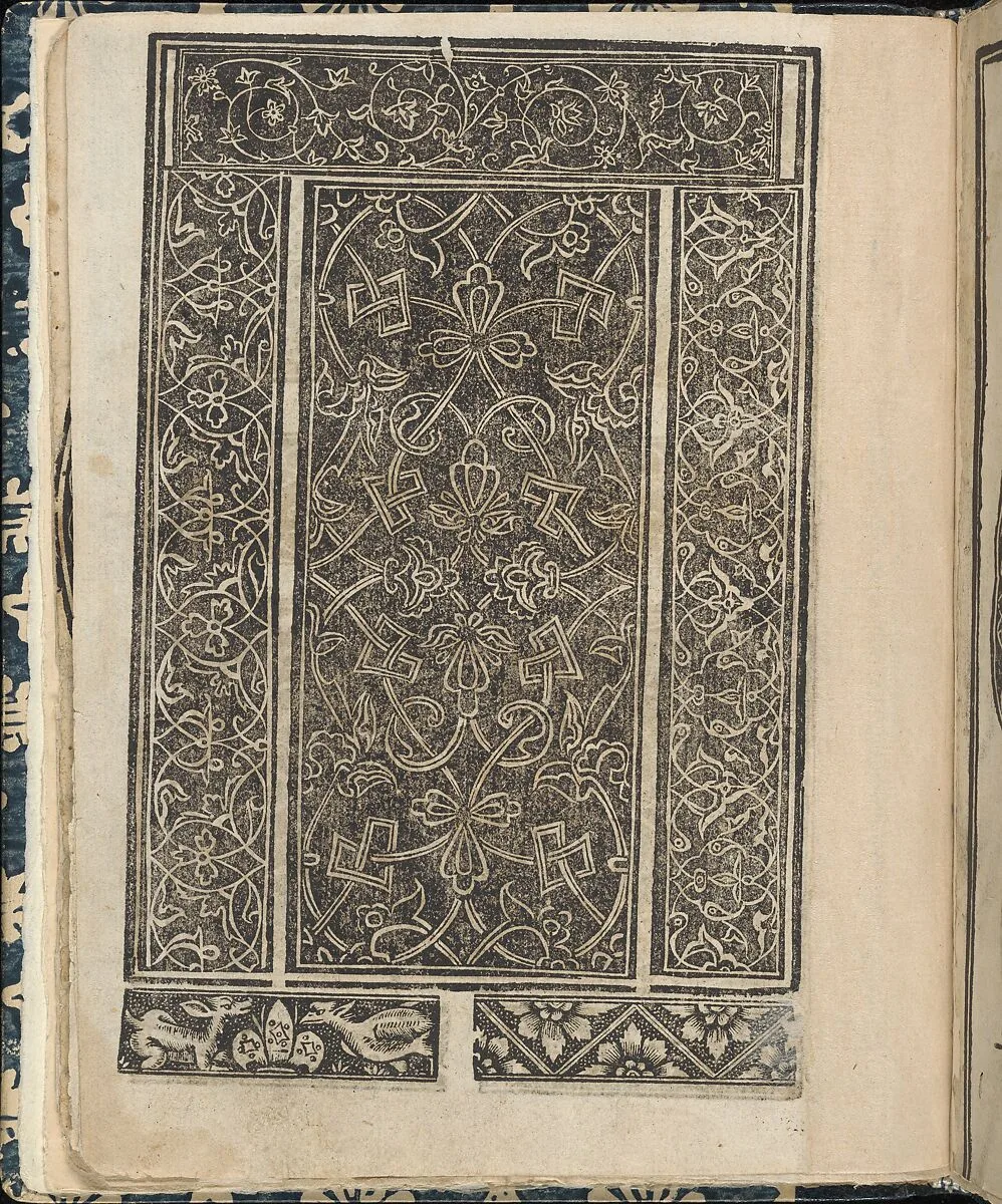 Essempio di recammi, page 14 (verso) — Giovanni Antonio di Nicolini da Sabio e i fratelli|Giovanni Antonio Tagliente