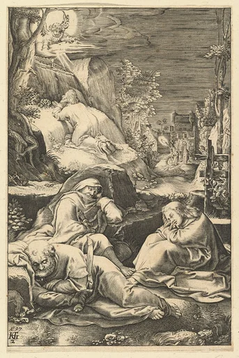 The Agony in the Garden, from "The Passion of Christ"