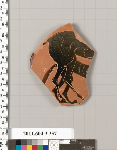 Terracotta fragment of a neck-amphora (jar)
