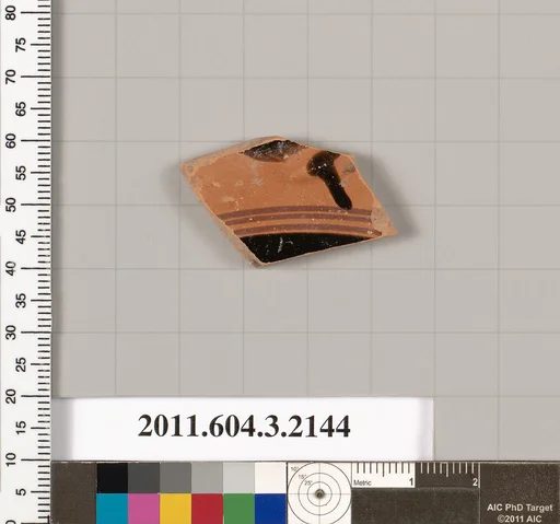 Terracotta fragment of a kylix (drinking cup)
