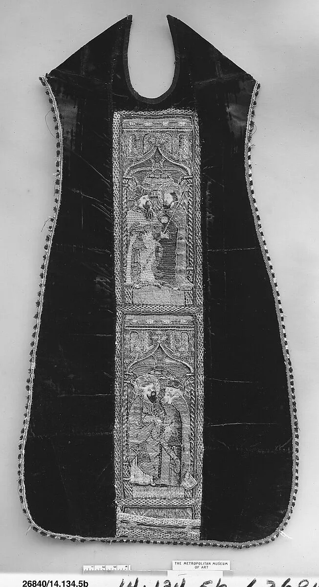 Chasuble with Virgin and Child, Apostles and Prophets — Unknown