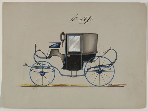 Design for Brougham, no. 3870