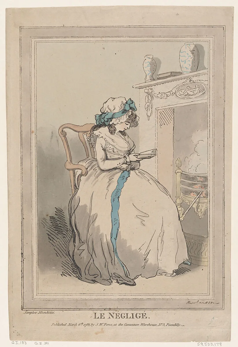 Le Négligé — S. W. Fores|Thomas Rowlandson