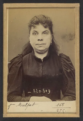Malpet. Jeanne (femme Pivier). 51 ans, née en mai 42. Couturière. Anarchiste. 3/7/94.