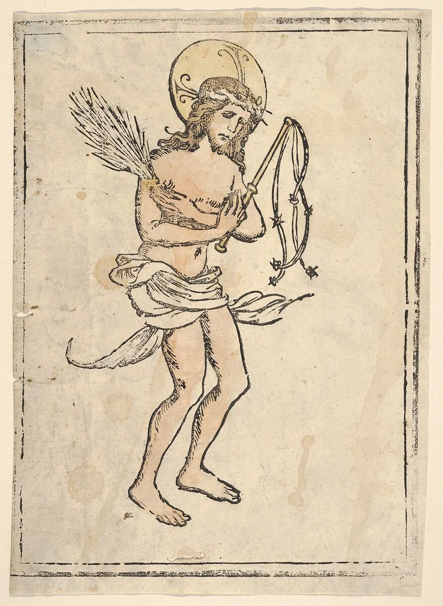 The Man of Sorrows Standing — Hans Burgkmair