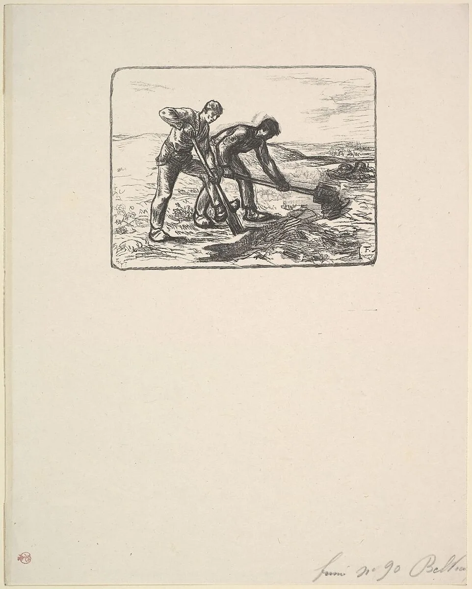 The Diggers — Jean-François Millet|Eugène Froment