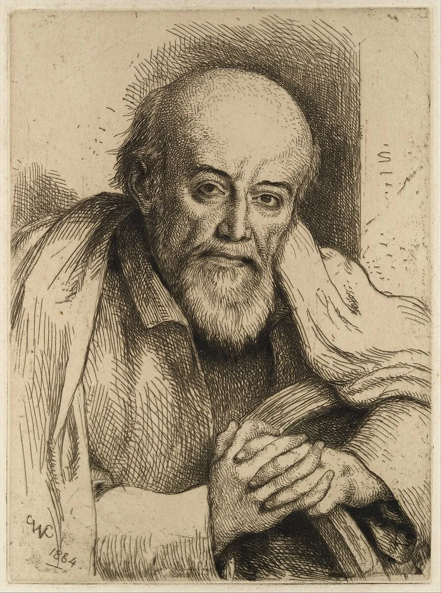 Portrait of Samuel Palmer — Samuel Palmer|Charles West Cope