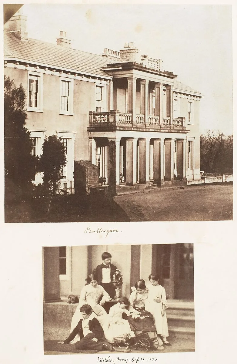 Penllergare; Birthday Group, Sept. 23, 1853 — John Dillwyn Llewelyn