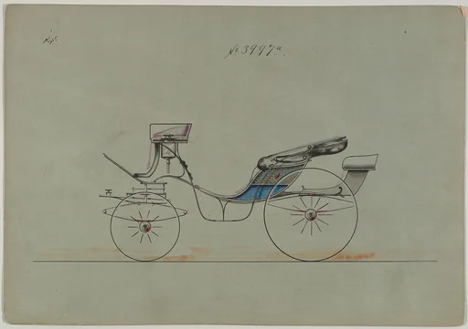 Design for Cabriolet or Victoria, no. 3997a
