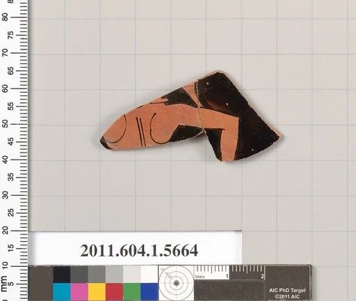 Terracotta fragment of a kylix (drinking cup)
