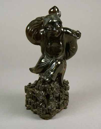 清 煙晶劉海像|Daoist Immortal Liu Hai