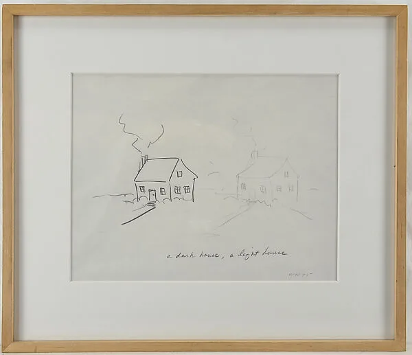 A Dark House, a Light House — William Wegman