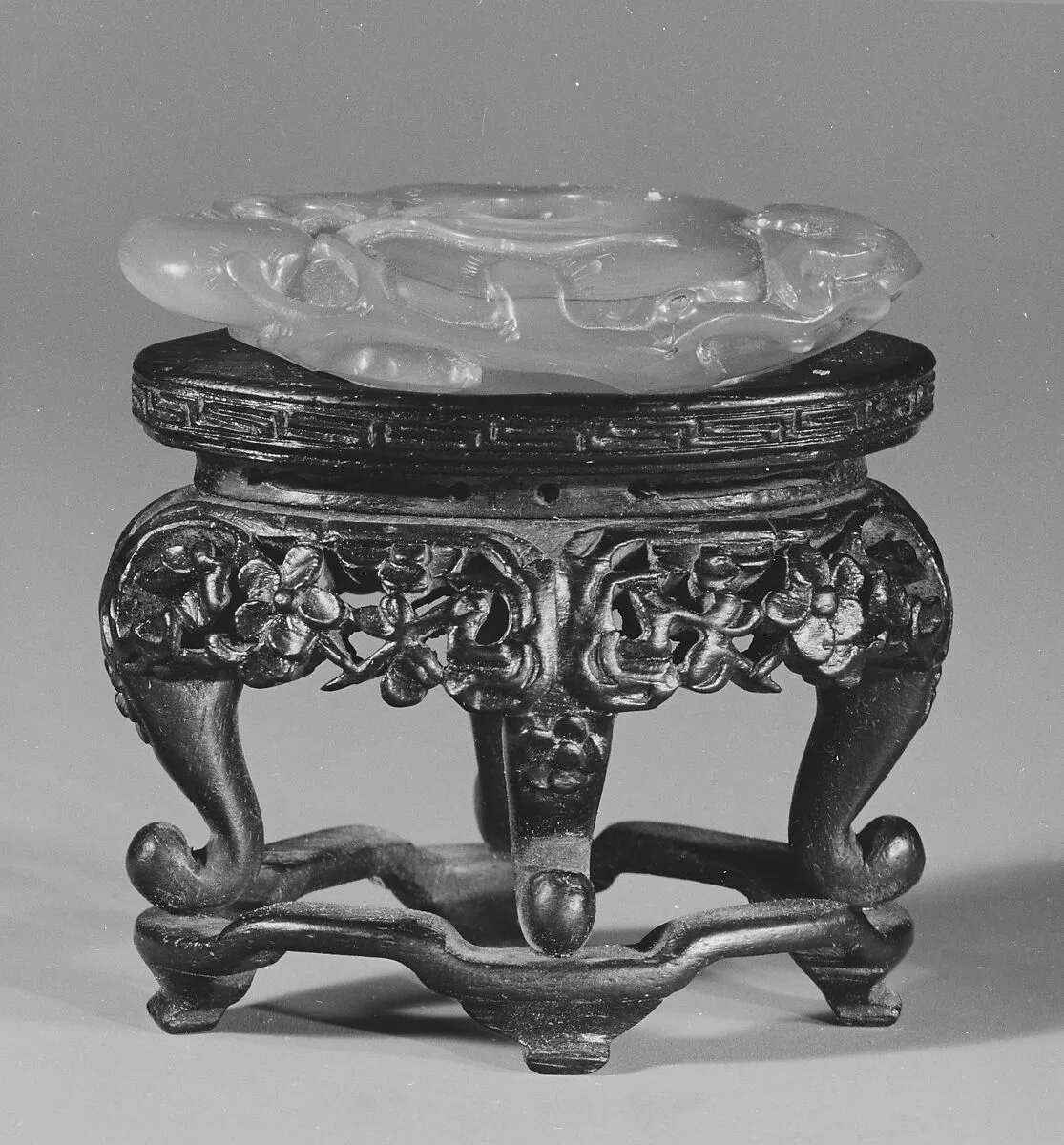 清 瑪瑙花形水盂|Water jar in the shape of a flower — Unknown