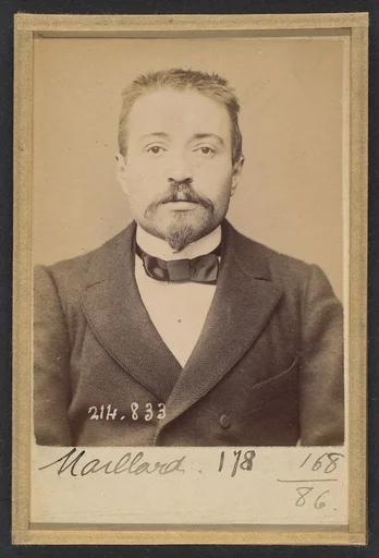 Maillard. Louis. 30 ans, né à Rennes (Ille & Vilaine). Employé de commerce. Anarchiste. 27/2/94.