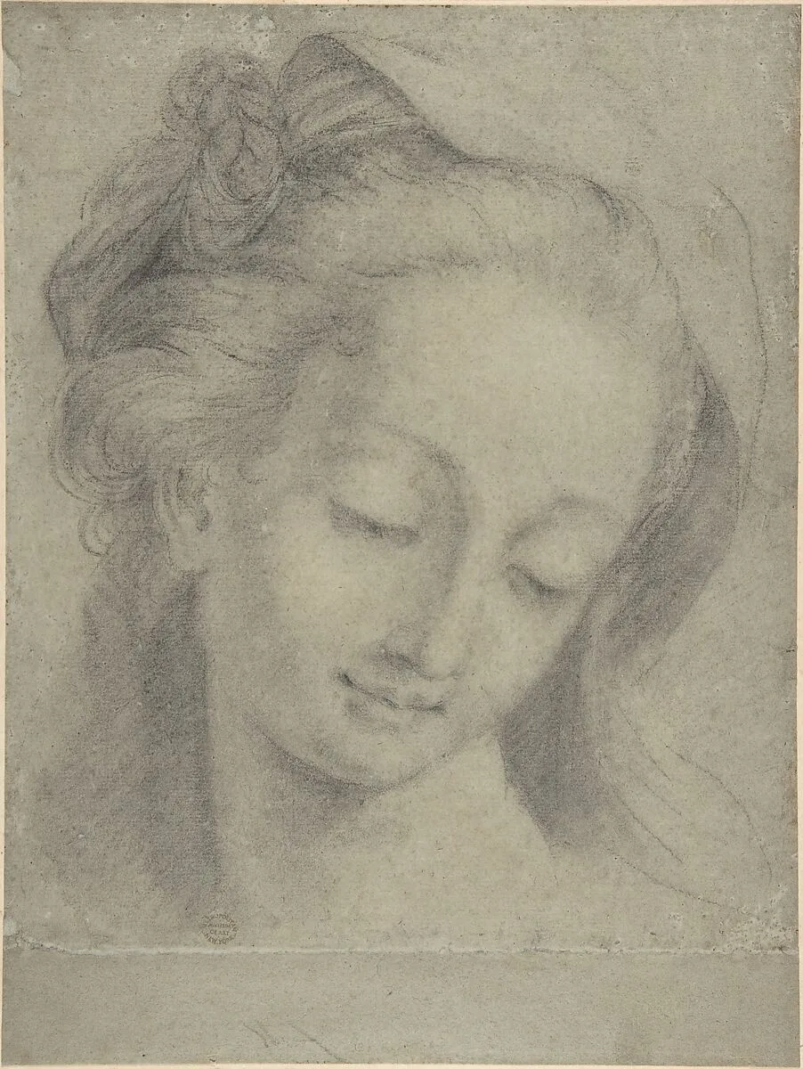 Head of a Woman — Anonymous, French, 17th century