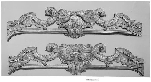 Pair of frame fragments