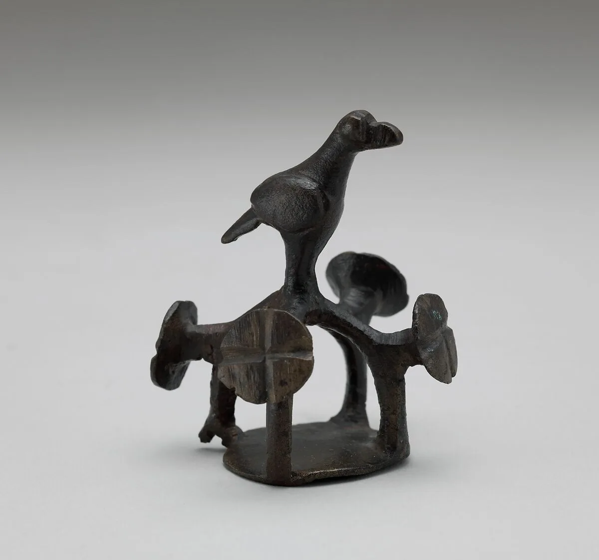 Two Bird Finials and a Bird Pin — Unknown