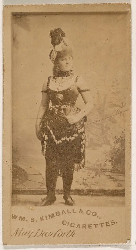 May Danforth, from the Actresses series (N203) issued by Wm. S. Kimball & Co. — William S. Kimball & Company