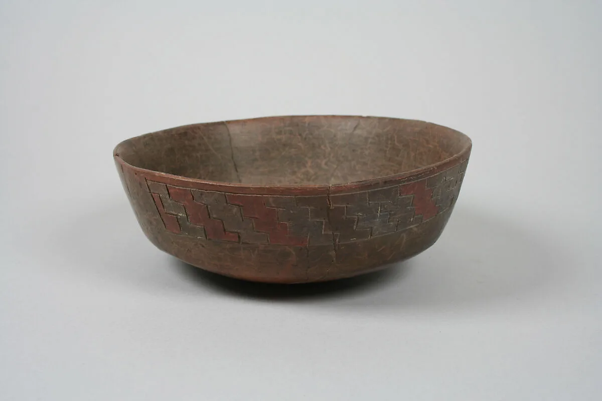 Incised bowl with geometric pattern — Unknown