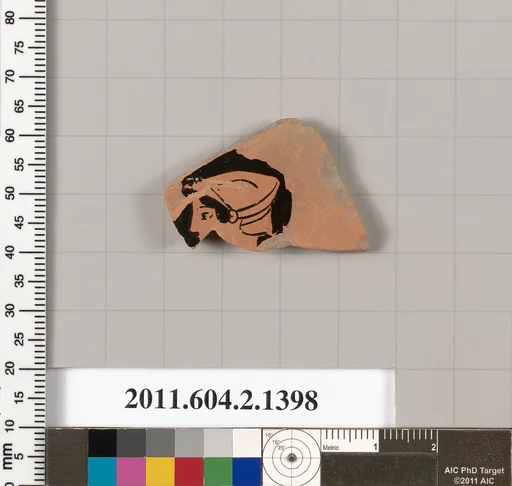 Terracotta fragment of a skyphos (deep drinking cup)