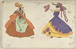 Fashion (place card) — Mela Koehler|Wiener Werkstätte