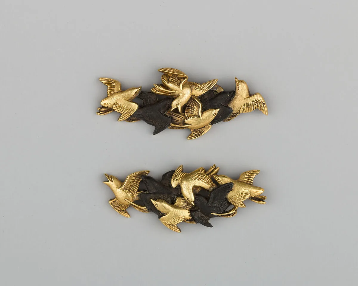 Pair of Sword-Grip Ornaments (Menuki) — Unknown