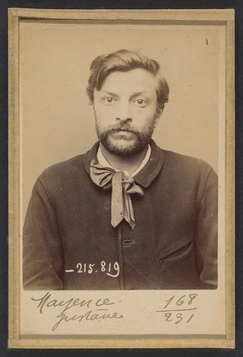 Mayence. Gustave, David. 33 ans, né le 29/5/60 à Paris XVllle. Tapissier. Anarchiste. 17/3/94.