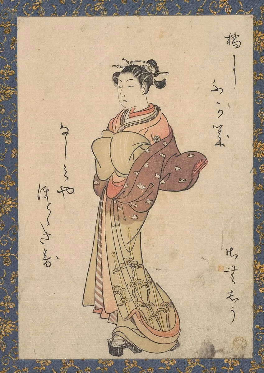 青楼美人合|The Courtesans, from the series, "Seiro Bijin Awase Carver End Shigoro" (sic) — Suzuki Harunobu