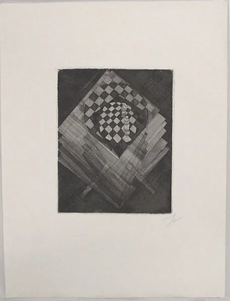 The Chess Table — Jacques Villon