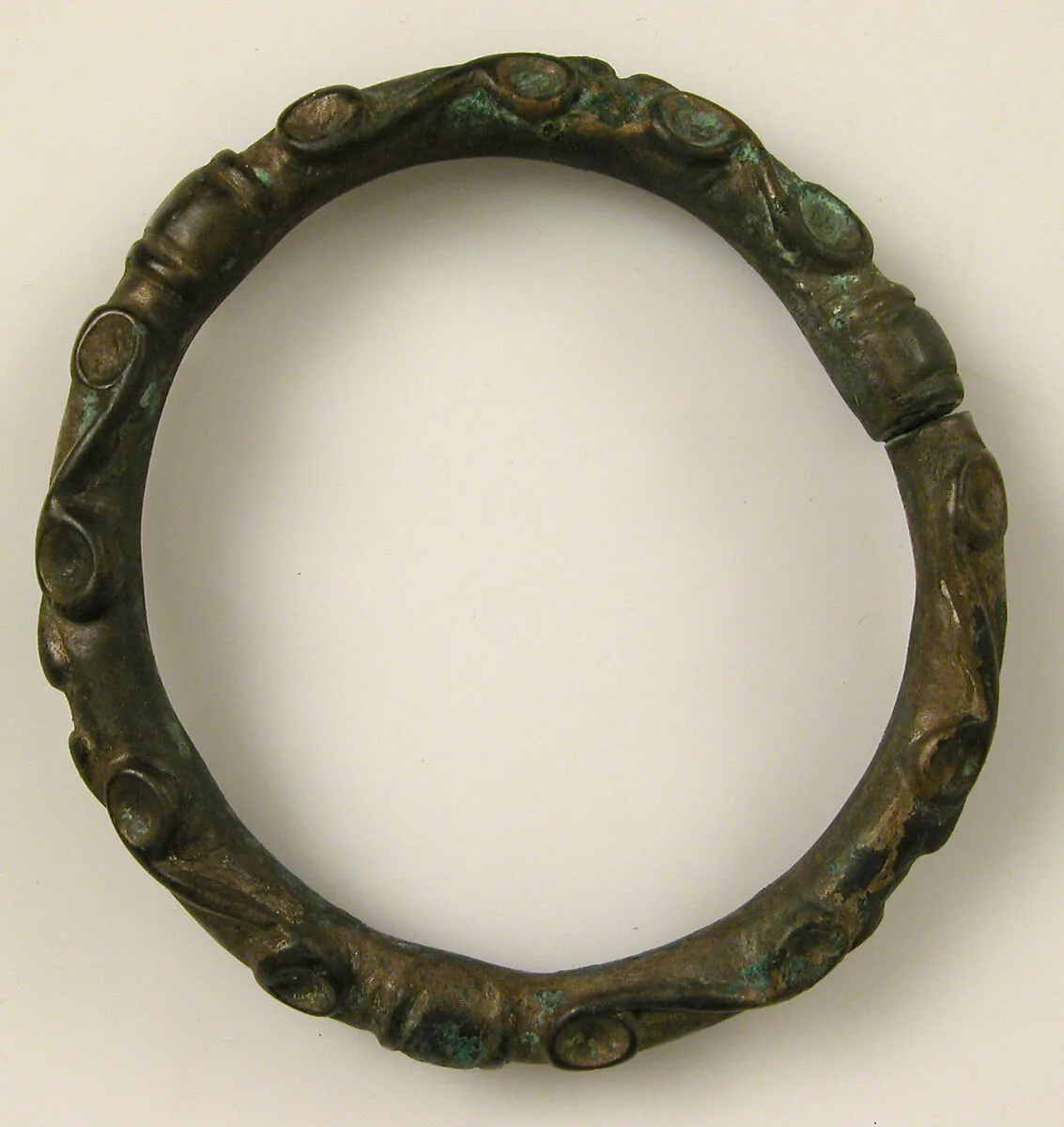 Bracelet with Spiral Designs — Unknown