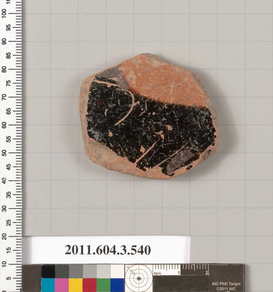 Terracotta fragment of a column-krater (bowl for mixing wine and water) — Unknown
