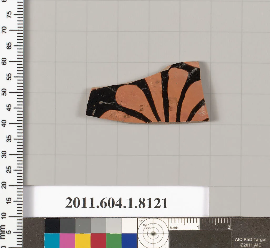 Terracotta fragment of a kylix (drinking cup) — Unknown