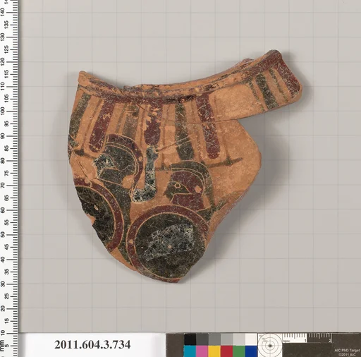 Terracotta fragment of a neck-amphora (jar)