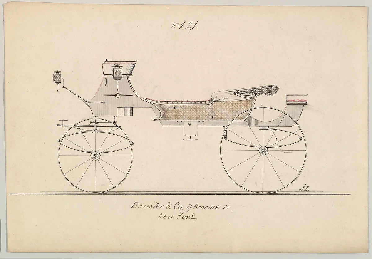 Design for Drag or Break, no. 121 — Brewster & Co.