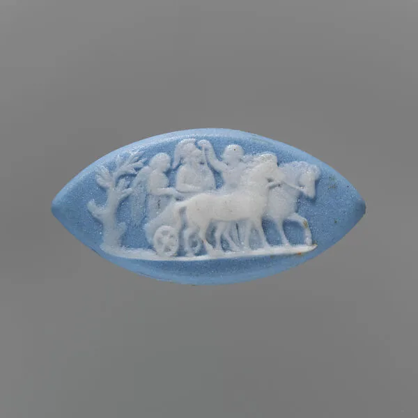 Helmeted and winged figures in two-horse chariot — Josiah Wedgwood and Sons
