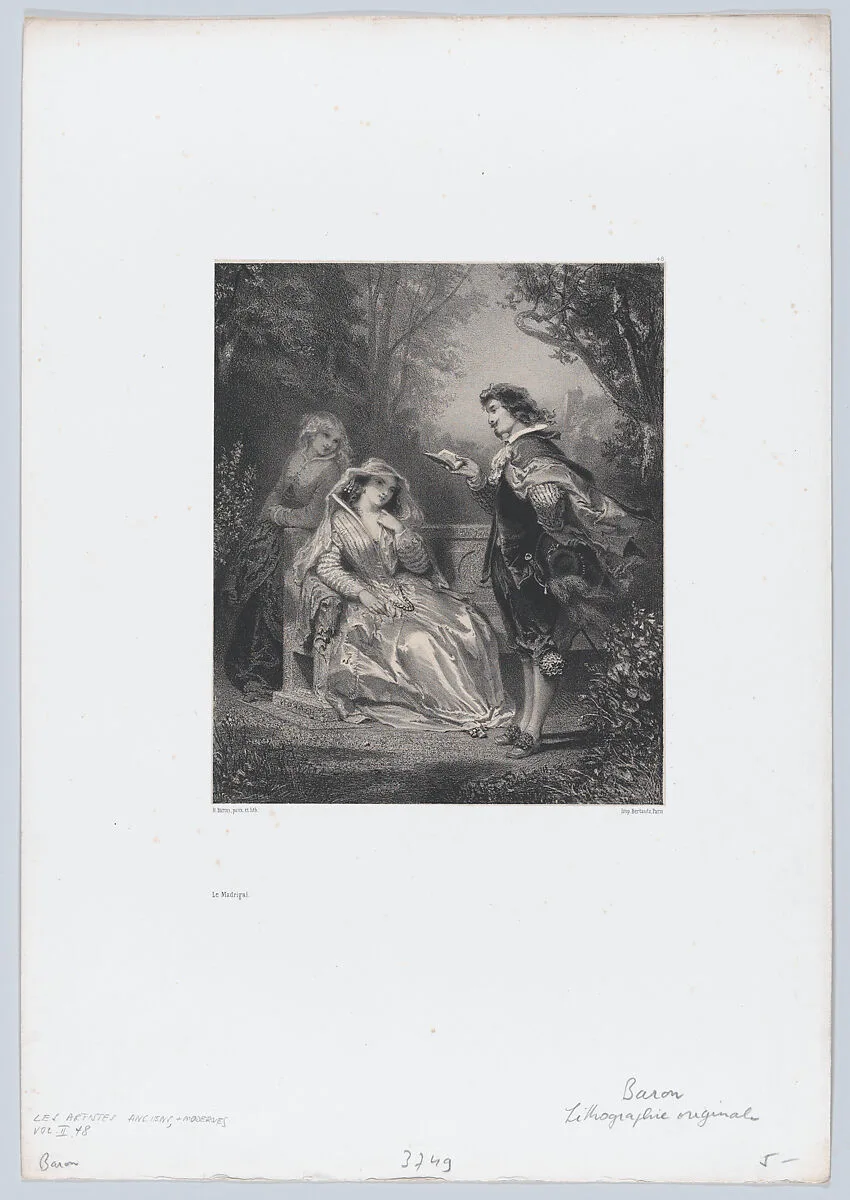 The Madrigal — Henri-Charles-Antoine Baron|Bertauts